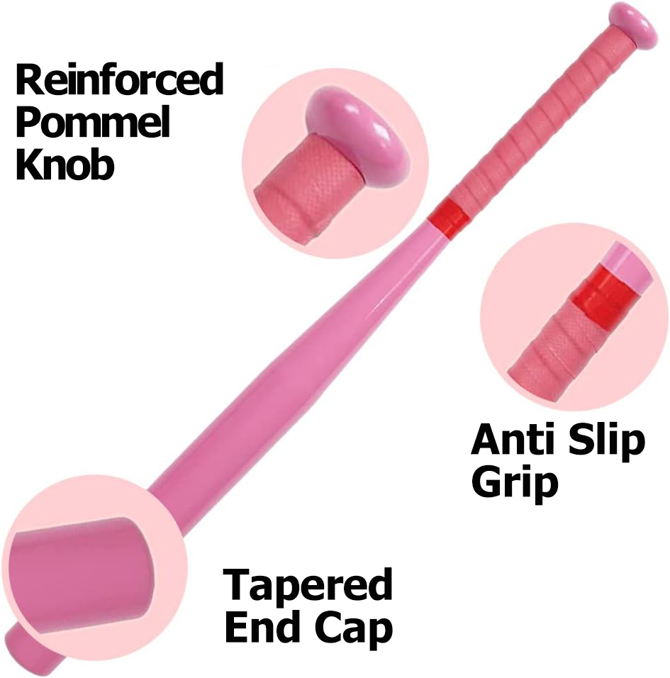 공장 가격 핑크 알루미늄 야구 배트 소프트볼 배트 - 25/28/30/32/34 인치 - T-볼, 자기 방어, 훈련 및 주택 보안용