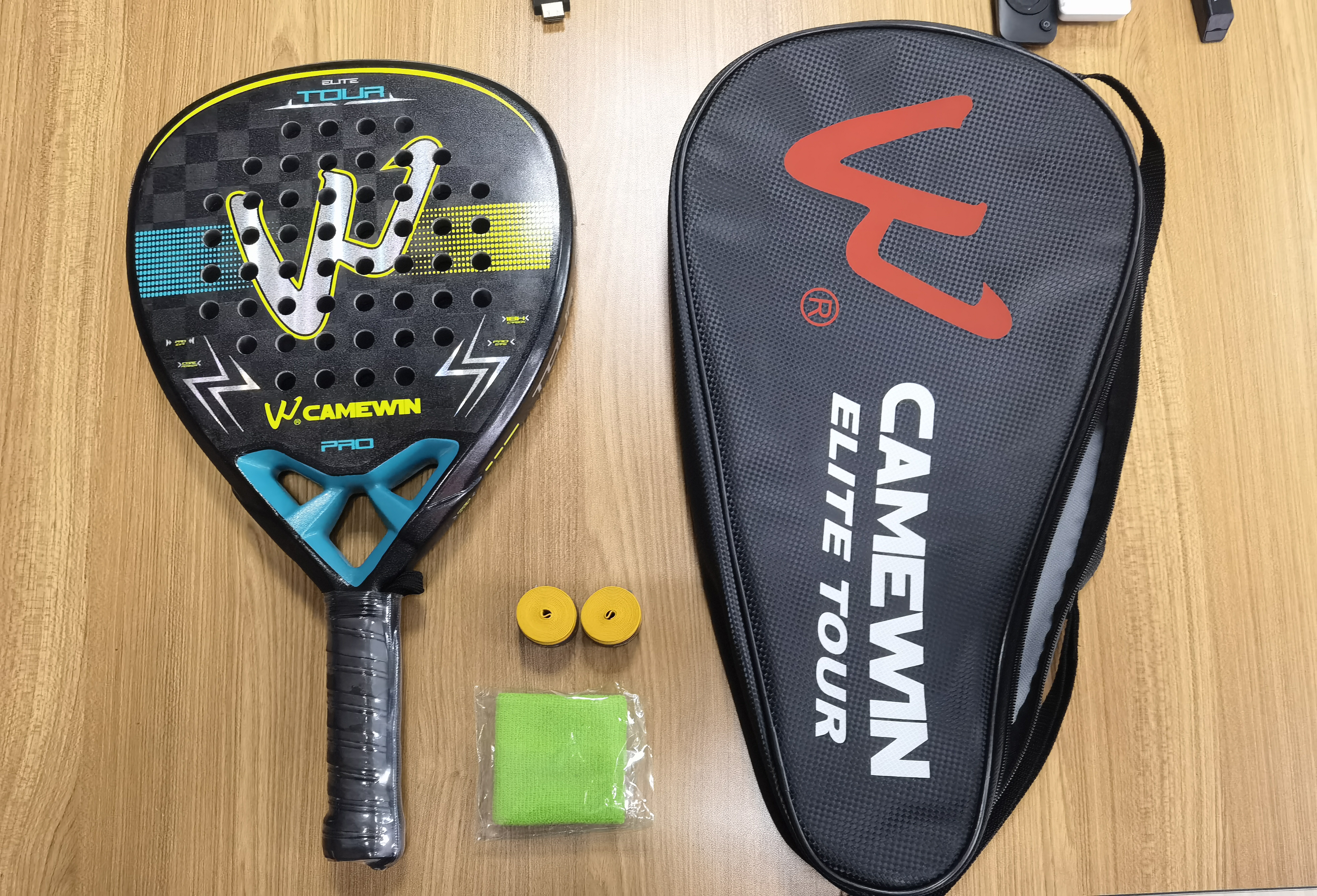 EVA 메모리 플렉스 폼 코어가 포함된 패들 라켓 탄소 섬유 표면 패들 테니스 라켓 패들 테니스 라켓