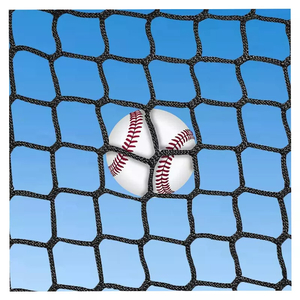 공장 가격 UV 저항은 야구 투구 및 던지기 연습을 위한 검정색 Knotless 폴리에스테르 백 스톱 안전망을 사용자 정의했습니다.