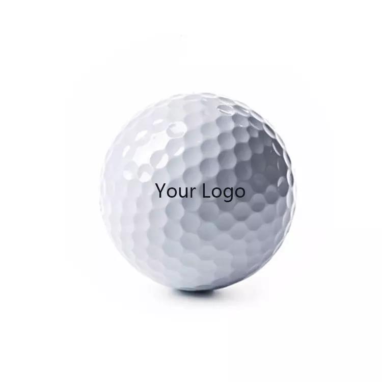 고품질 주문 로고 백색 색깔 4개 조각 Surlyn 훈련 골프 공 